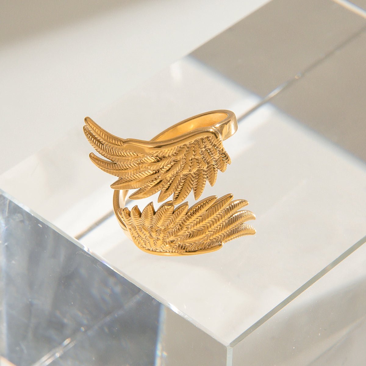 Plumage d’Ange Ring - 18k Gold Plated Jewelry Switzerland