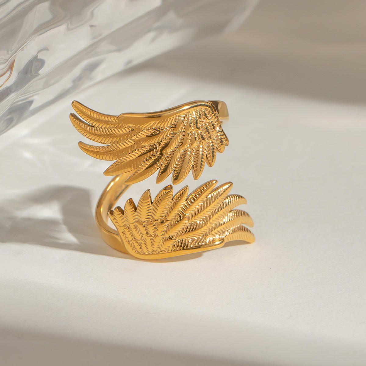 Plumage d’Ange Ring - 18k Gold Plated Jewelry Switzerland