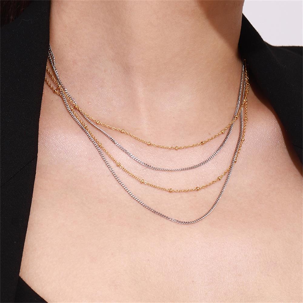 Quatuor Harmonie Necklace - 18k Gold Plated Jewelry Switzerland