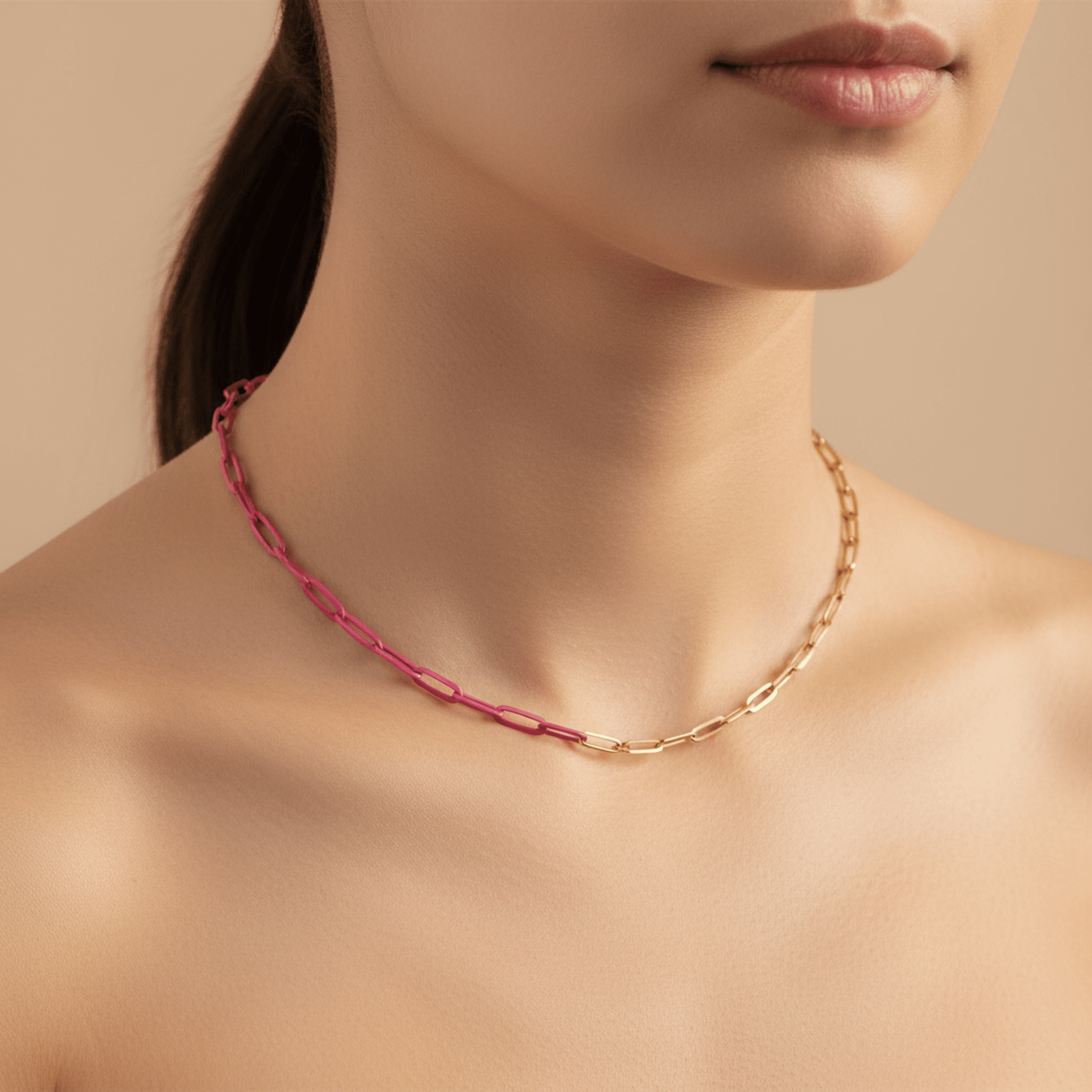 Sautoir Aurore et Crépuscule Necklace - 18k Gold Plated Jewelry Switzerland