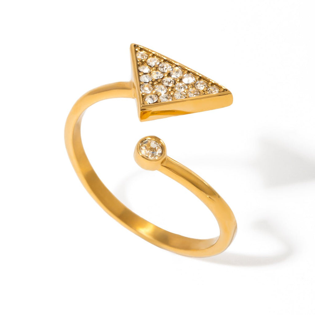 Trajectoire Étoilée Ring - 18k Gold Plated Jewelry Switzerland