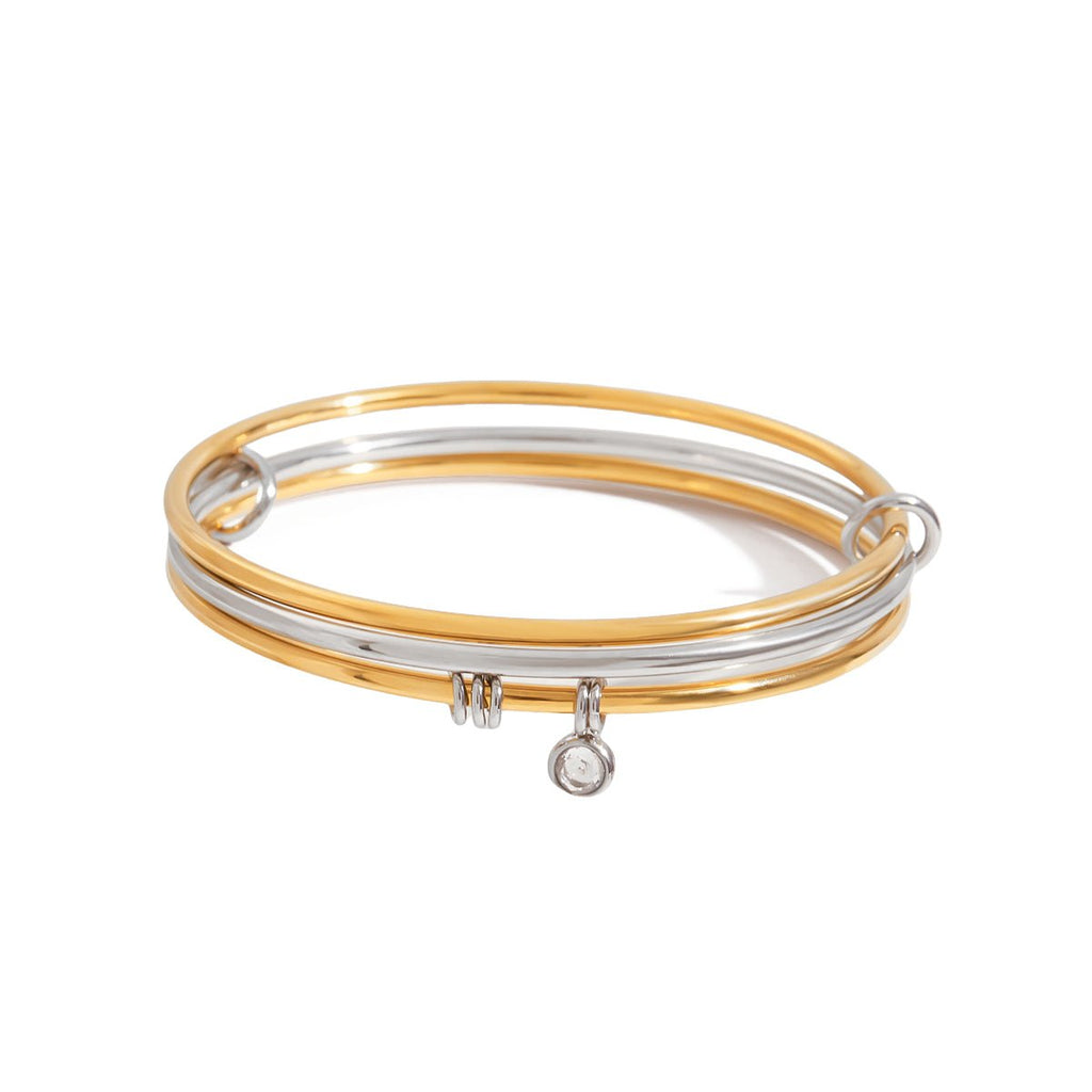 Trio Susurrant Bracelet - 18k Gold Plated Jewelry Switzerland