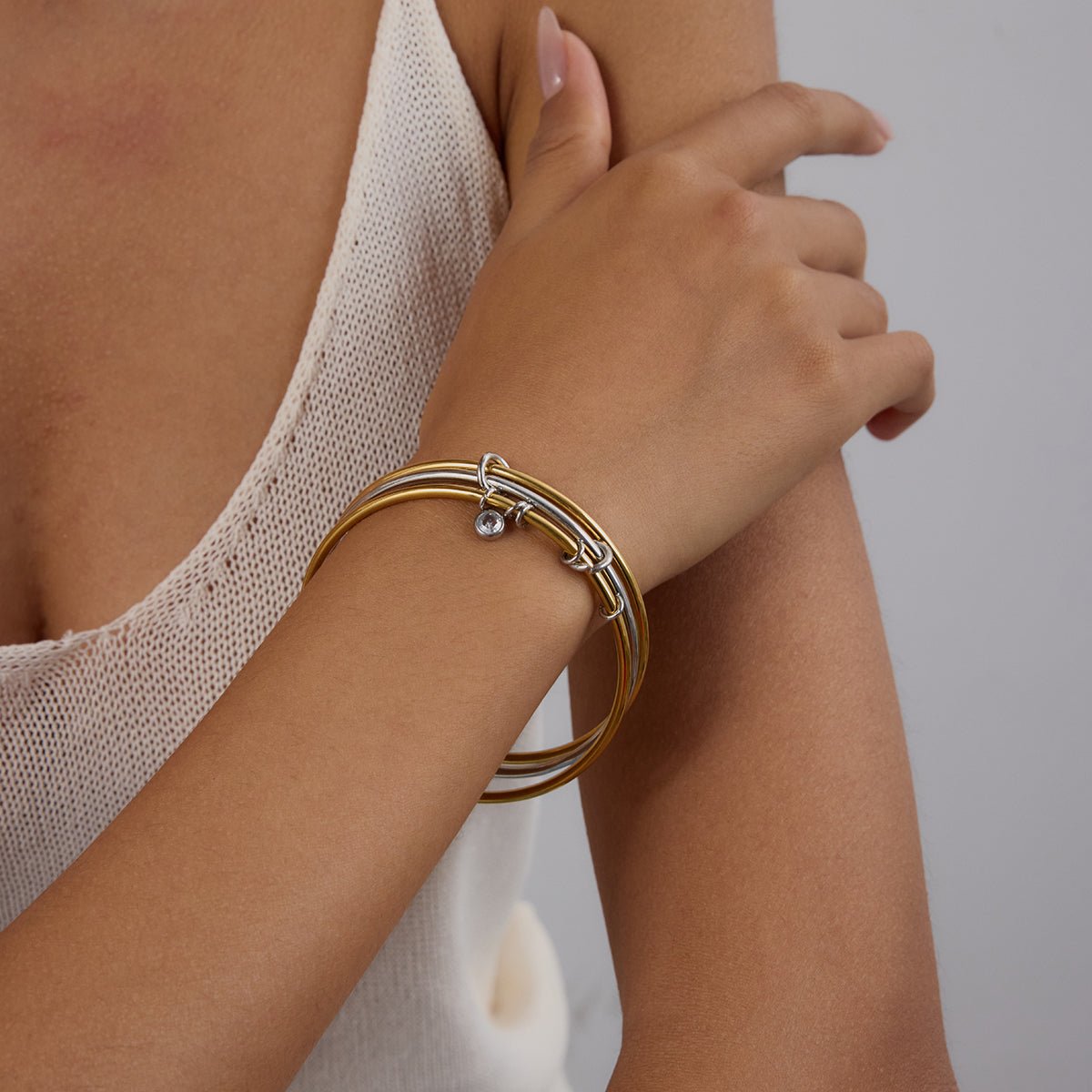 Trio Susurrant Bracelet - 18k Gold Plated Jewelry Switzerland