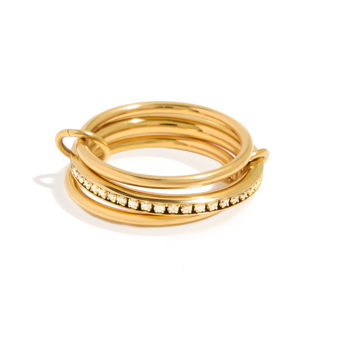 Triple Constellation Ring - 18k Gold Plated Jewelry Switzerland